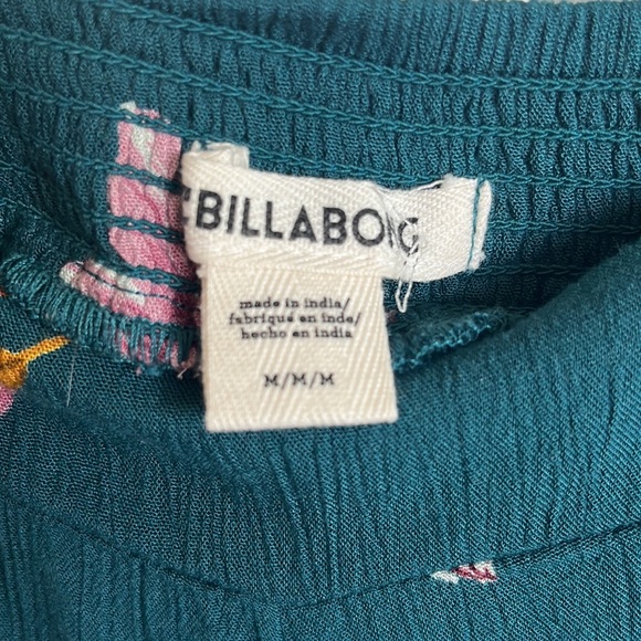 Billabong Flowy Floral Pant in Teal - Picture 4 of 5